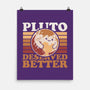 Pluto Vintage Planet-None-Matte-Poster-Studio Mootant