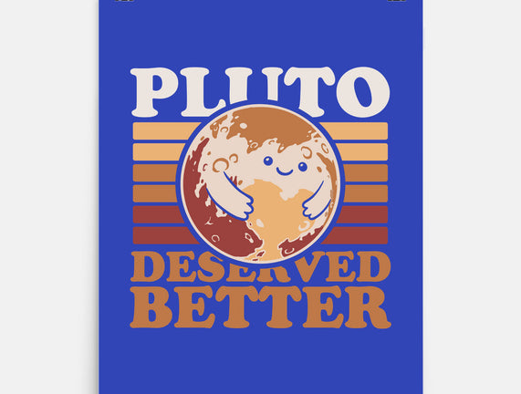 Pluto Vintage Planet