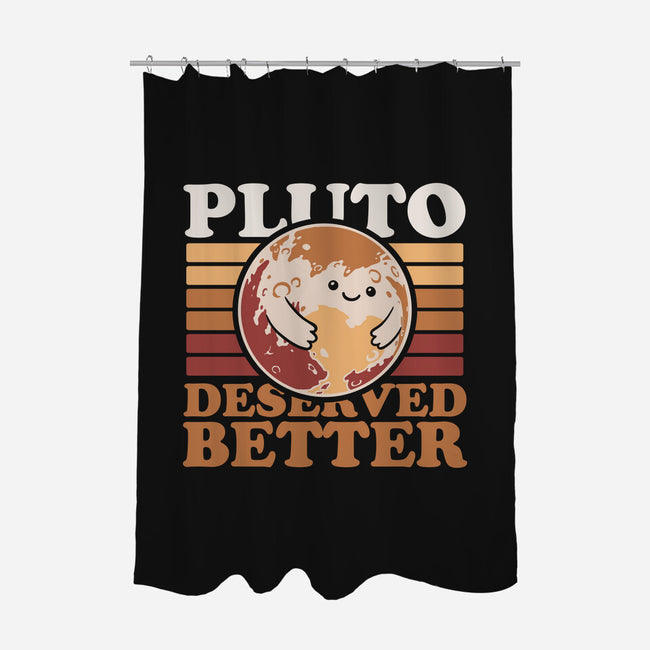 Pluto Vintage Planet-None-Polyester-Shower Curtain-Studio Mootant