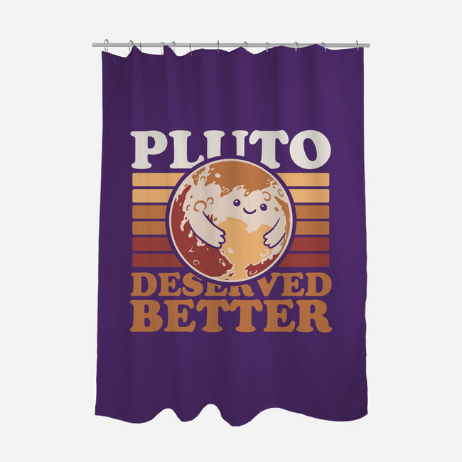 Pluto Vintage Planet-None-Polyester-Shower Curtain-Studio Mootant