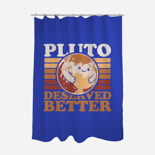 Pluto Vintage Planet-None-Polyester-Shower Curtain-Studio Mootant