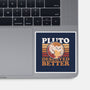 Pluto Vintage Planet-None-Glossy-Sticker-Studio Mootant