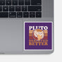 Pluto Vintage Planet-None-Glossy-Sticker-Studio Mootant