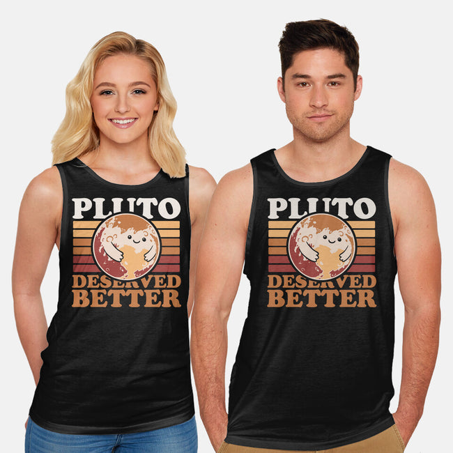 Pluto Vintage Planet-Unisex-Basic-Tank-Studio Mootant