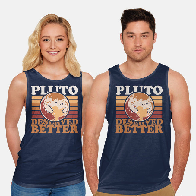 Pluto Vintage Planet-Unisex-Basic-Tank-Studio Mootant