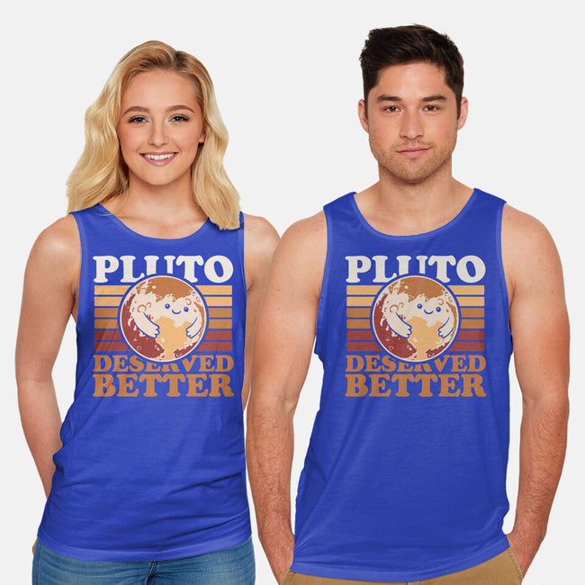 Pluto Vintage Planet-Unisex-Basic-Tank-Studio Mootant