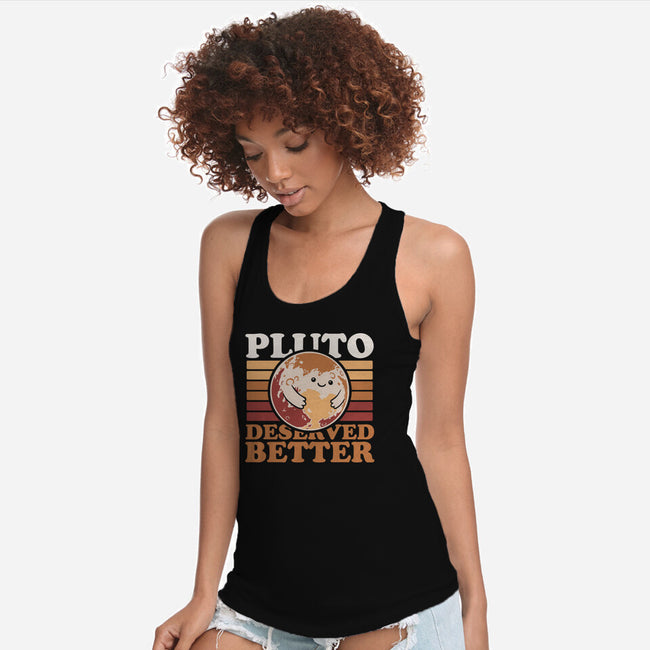Pluto Vintage Planet-Womens-Racerback-Tank-Studio Mootant