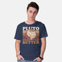 Pluto Vintage Planet-Mens-Basic-Tee-Studio Mootant