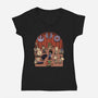 Star Movie Dance-Womens-V-Neck-Tee-Studio Mootant