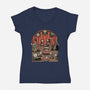 British Comedy Dance-Womens-V-Neck-Tee-Studio Mootant