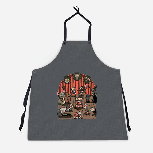British Comedy Dance-Unisex-Kitchen-Apron-Studio Mootant