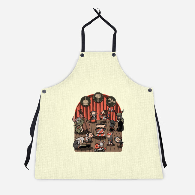 British Comedy Dance-Unisex-Kitchen-Apron-Studio Mootant