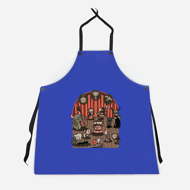 British Comedy Dance-Unisex-Kitchen-Apron-Studio Mootant
