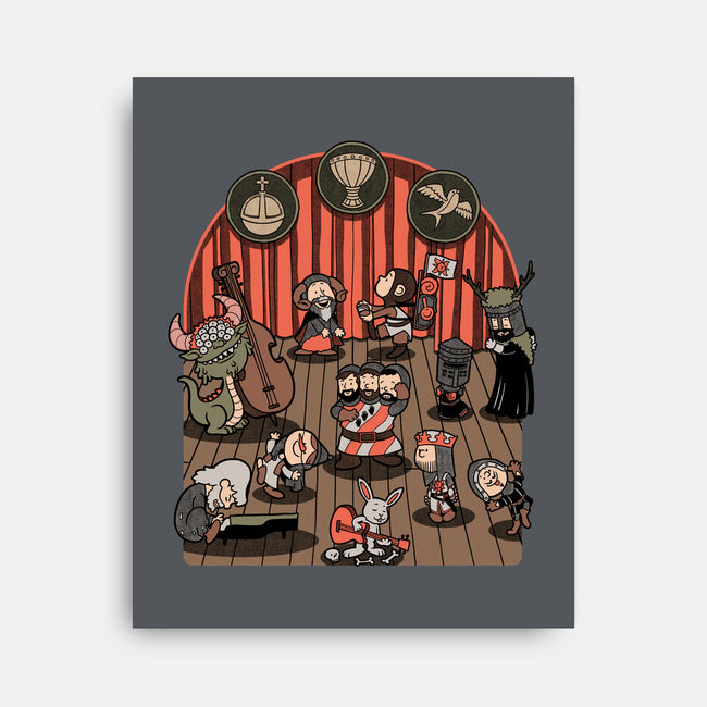 British Comedy Dance-None-Stretched-Canvas-Studio Mootant