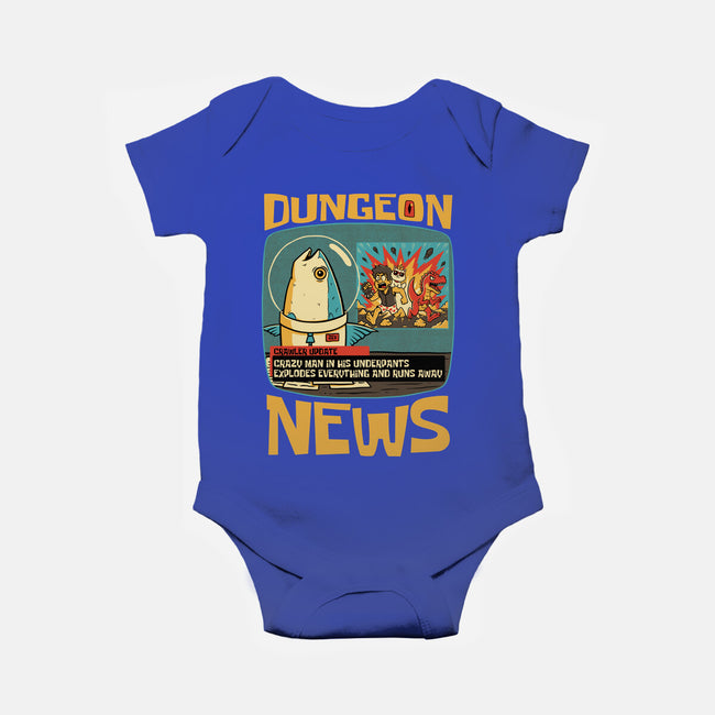 Dungeon Crawler Fish News-Baby-Basic-Onesie-Studio Mootant