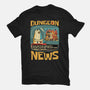 Dungeon Crawler Fish News-Mens-Basic-Tee-Studio Mootant
