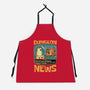 Dungeon Crawler Fish News-Unisex-Kitchen-Apron-Studio Mootant