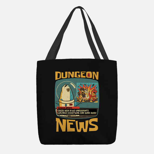 Dungeon Crawler Fish News-None-Basic Tote-Bag-Studio Mootant