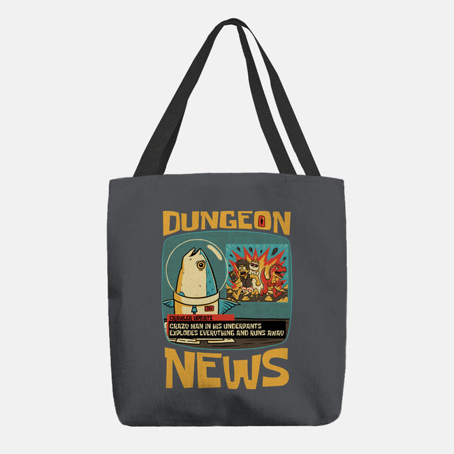 Dungeon Crawler Fish News-None-Basic Tote-Bag-Studio Mootant