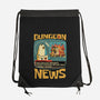 Dungeon Crawler Fish News-None-Drawstring-Bag-Studio Mootant