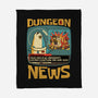 Dungeon Crawler Fish News-None-Fleece-Blanket-Studio Mootant