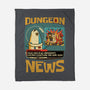 Dungeon Crawler Fish News-None-Fleece-Blanket-Studio Mootant