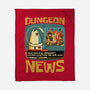 Dungeon Crawler Fish News-None-Fleece-Blanket-Studio Mootant