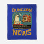 Dungeon Crawler Fish News-None-Fleece-Blanket-Studio Mootant