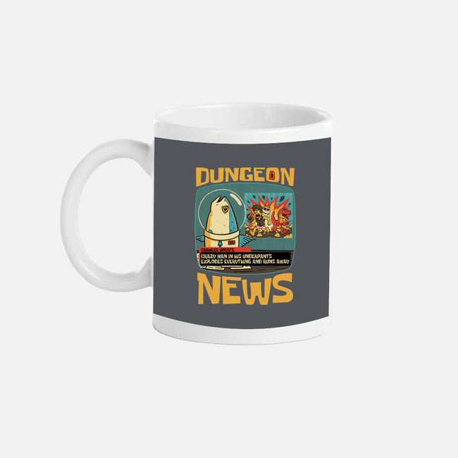 Dungeon Crawler Fish News-None-Mug-Drinkware-Studio Mootant