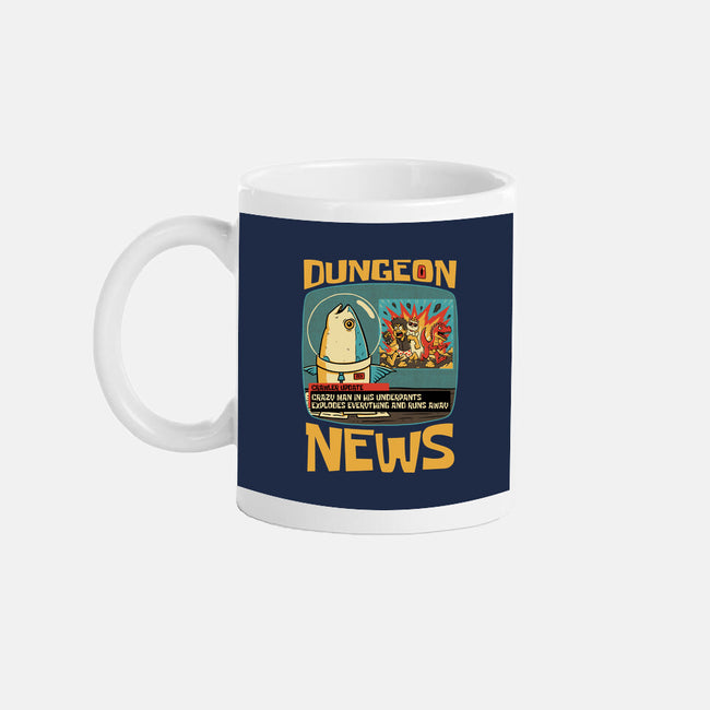 Dungeon Crawler Fish News-None-Mug-Drinkware-Studio Mootant