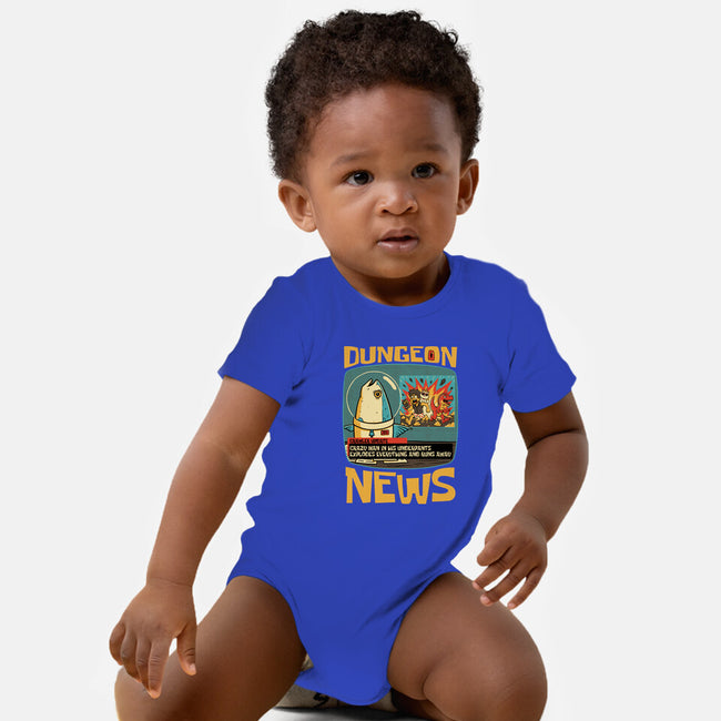 Dungeon Crawler Fish News-Baby-Basic-Onesie-Studio Mootant