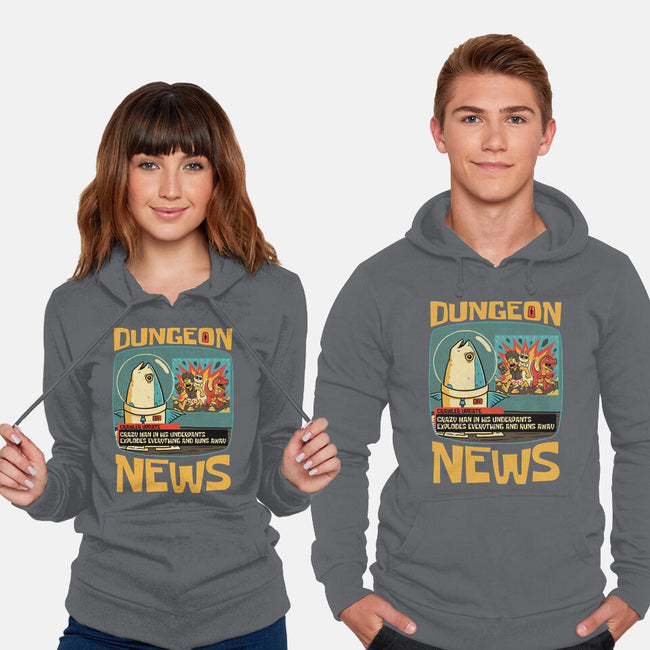 Dungeon Crawler Fish News-Unisex-Pullover-Sweatshirt-Studio Mootant