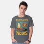 Dungeon Crawler Fish News-Mens-Basic-Tee-Studio Mootant