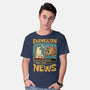 Dungeon Crawler Fish News-Mens-Basic-Tee-Studio Mootant