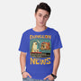 Dungeon Crawler Fish News-Mens-Basic-Tee-Studio Mootant