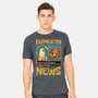 Dungeon Crawler Fish News-Mens-Heavyweight-Tee-Studio Mootant