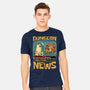 Dungeon Crawler Fish News-Mens-Heavyweight-Tee-Studio Mootant