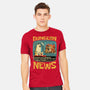 Dungeon Crawler Fish News-Mens-Heavyweight-Tee-Studio Mootant