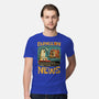 Dungeon Crawler Fish News-Mens-Premium-Tee-Studio Mootant