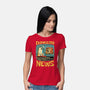 Dungeon Crawler Fish News-Womens-Basic-Tee-Studio Mootant