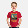Dungeon Crawler Fish News-Youth-Basic-Tee-Studio Mootant