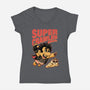 Super Dungeon Crawler-Womens-V-Neck-Tee-Studio Mootant