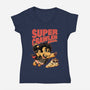 Super Dungeon Crawler-Womens-V-Neck-Tee-Studio Mootant