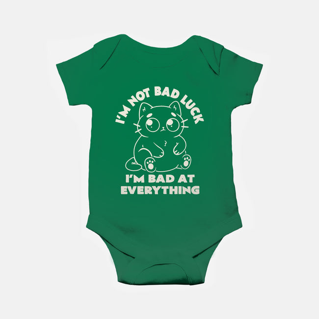I'm Bad At Everything-Baby-Basic-Onesie-koalastudio