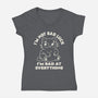 I'm Bad At Everything-Womens-V-Neck-Tee-koalastudio