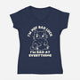 I'm Bad At Everything-Womens-V-Neck-Tee-koalastudio