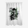 The Sword-None-Polyester-Shower Curtain-fanfabio