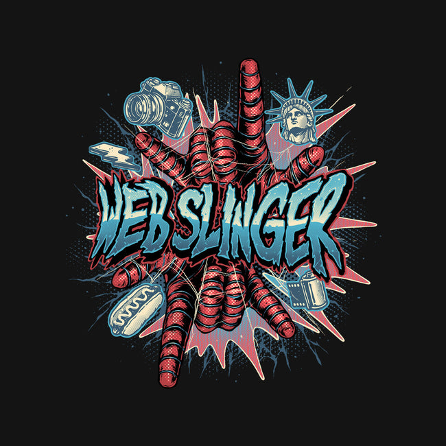 Legend Of The Web Slinger-None-Drawstring-Bag-glitchygorilla