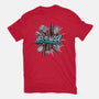 Legend Of The Web Slinger-Womens-Fitted-Tee-glitchygorilla