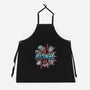 Legend Of The Web Slinger-Unisex-Kitchen-Apron-glitchygorilla